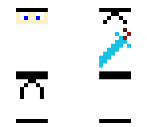 white ninja