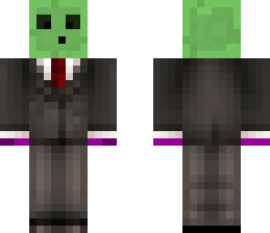 purple slim in a suit