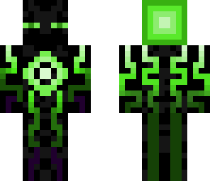The Green Enderman | Minecraft Skin