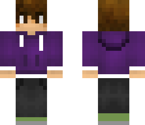 me in a purple sweater