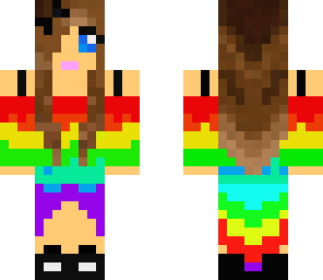 rainbow girl