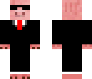 pig in suit