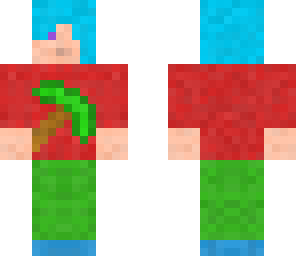 emerlad pickaxe boy