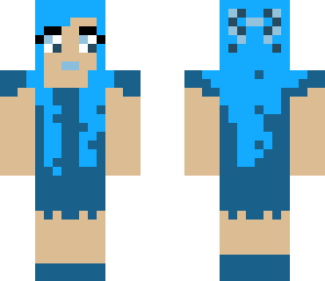 blue girl