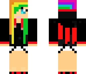 rainbow girl unfinished