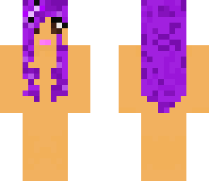 purple hair template