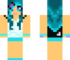blue girl