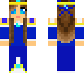 the great white and blue princess