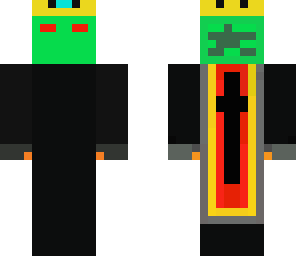 evil enderman king with diamond crown