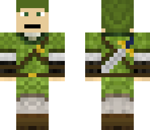 my skin in a link costume