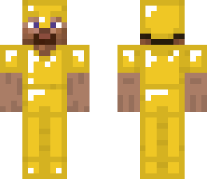 gold armoured steve