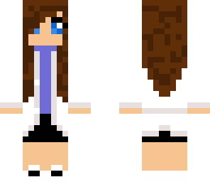 scientist girl - blue shirt -  by progal