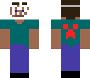steve with troll mask