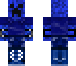creeper blue skin
