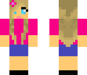 girl with a pink shirt