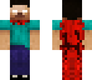 herobrine with a cape