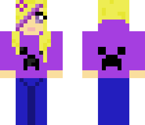 purple creeper girl