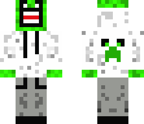 green yeti in a hoodie