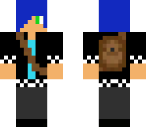blue hair backpack guy