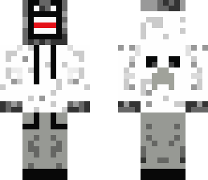 black yeti in a hoodie