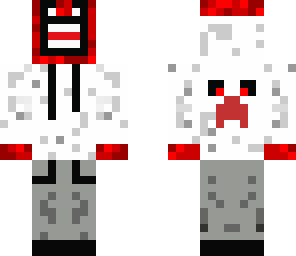 red yeti in a hoodie
