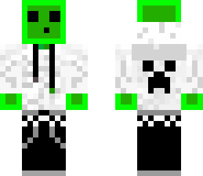 slime in a creeper jacket