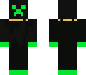 green creeper in black
