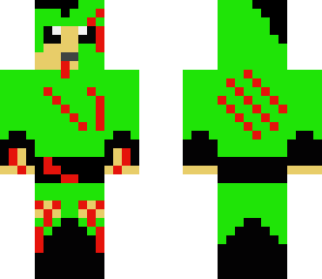 green ninja damaged