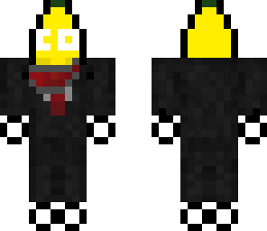 banana in a suit