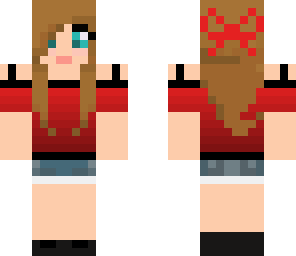 a girl in red original
