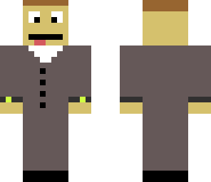 fluffy with a suit