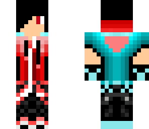 red with blue kid