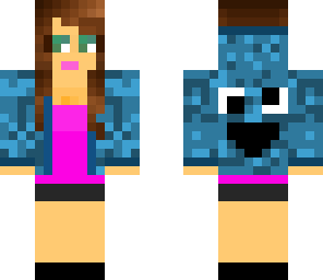 edited cookie monster sweater girl