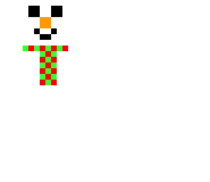 skin boneco de neve