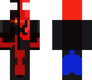 red symboite spiderman
