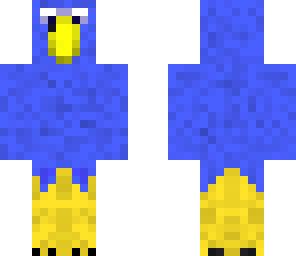 blue parrot with sunglasses