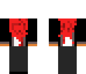 scary healdless man in a tux