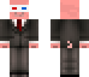 3d men in pig