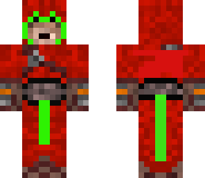 red assassin with daggers