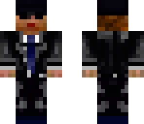 man in black
