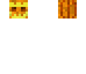 floating king pumpkin head