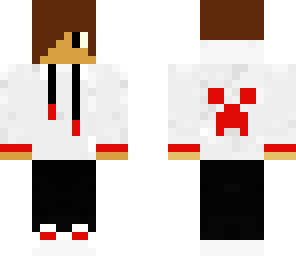 cool minecraft boy with headphones