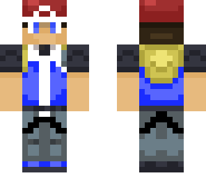 blue pokemon trainer