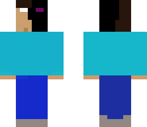 half herobrine half endermen 