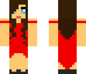 red dress