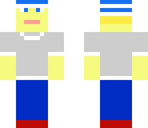 white guy with striped hat