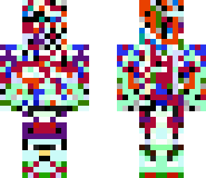 paint splat skin