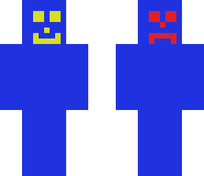 two face blue