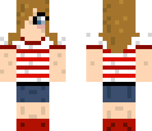 red-stripe girl