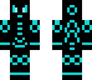 neon man blue